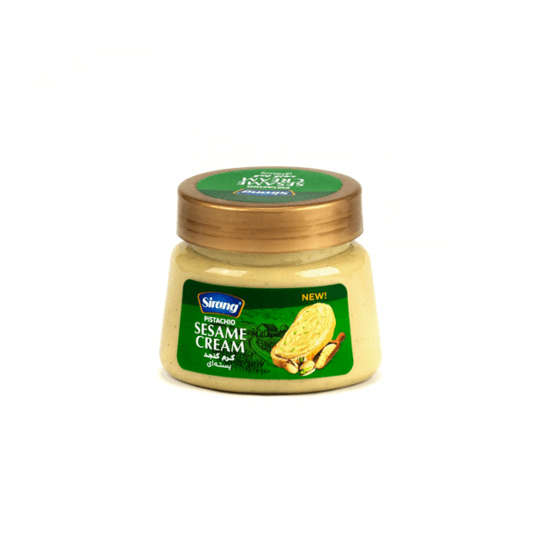 Sesam Creme mit Pistazien